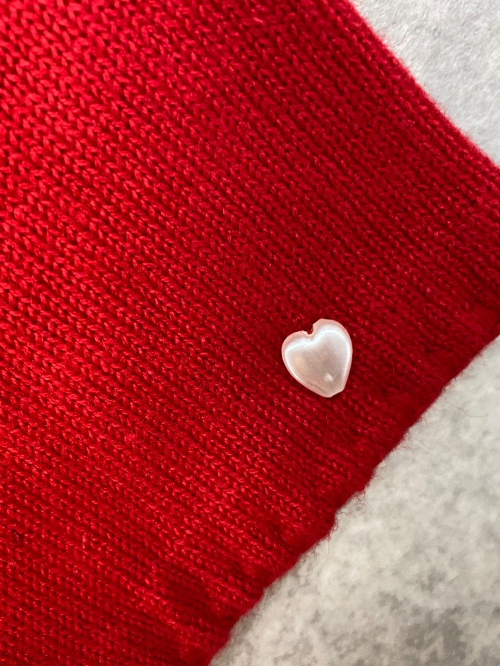 NEW! Vintage Michael Simon Cardigan M • Heart Lollipop Red • 2000 • Art To Wear - Picture 9 of 10